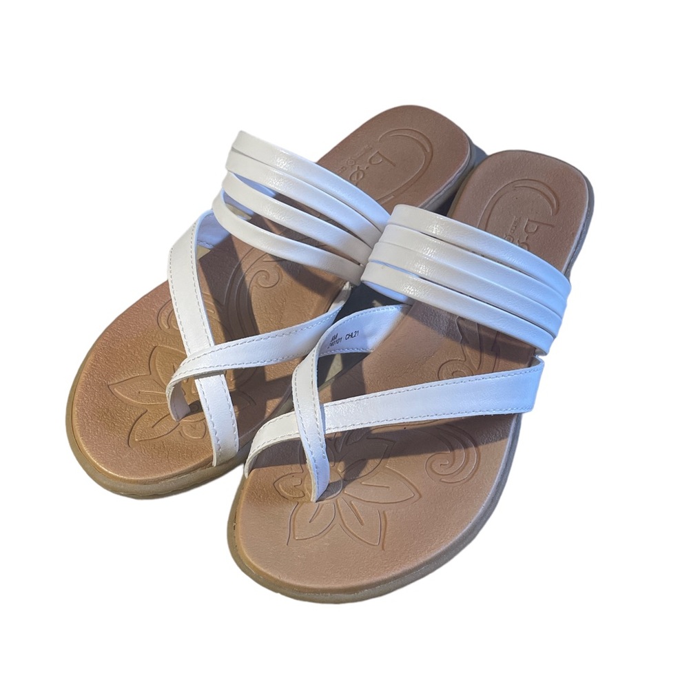b.o.c. White Multi-Strap Toe-Loop Sandals - Picture 9 of 10